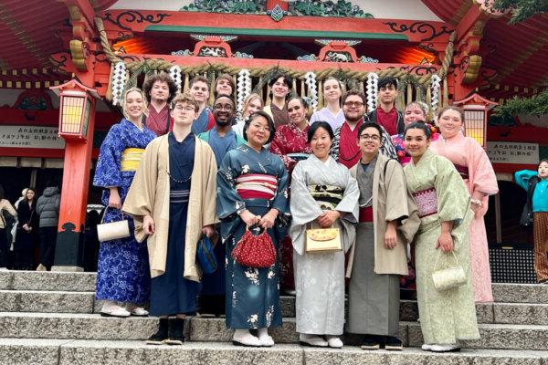 Music Students in Japan for GEL Trip